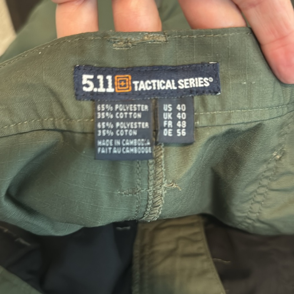5.11 Tactical Series Men’s Shorts Green Size 40 RN109614 - Picture 6 of 7